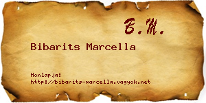 Bibarits Marcella névjegykártya